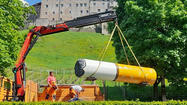 Riesenkippe in Burghausen