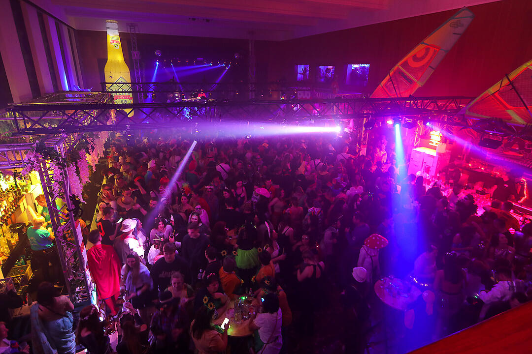 Beste Partystimmung in der Stadthalle