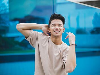 Trong Hieu Nguyen, Superstar in Vietnam, kehrt für ein Konzert in Ramsthal in die Heimat zurück. Foto: Thai Hoang