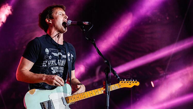 Das Konzert von James Blunt am Samstag, 18. August, sahen 6000 Zuschauer - ebenfalls ausverkauft! Foto: Matthias Hoch