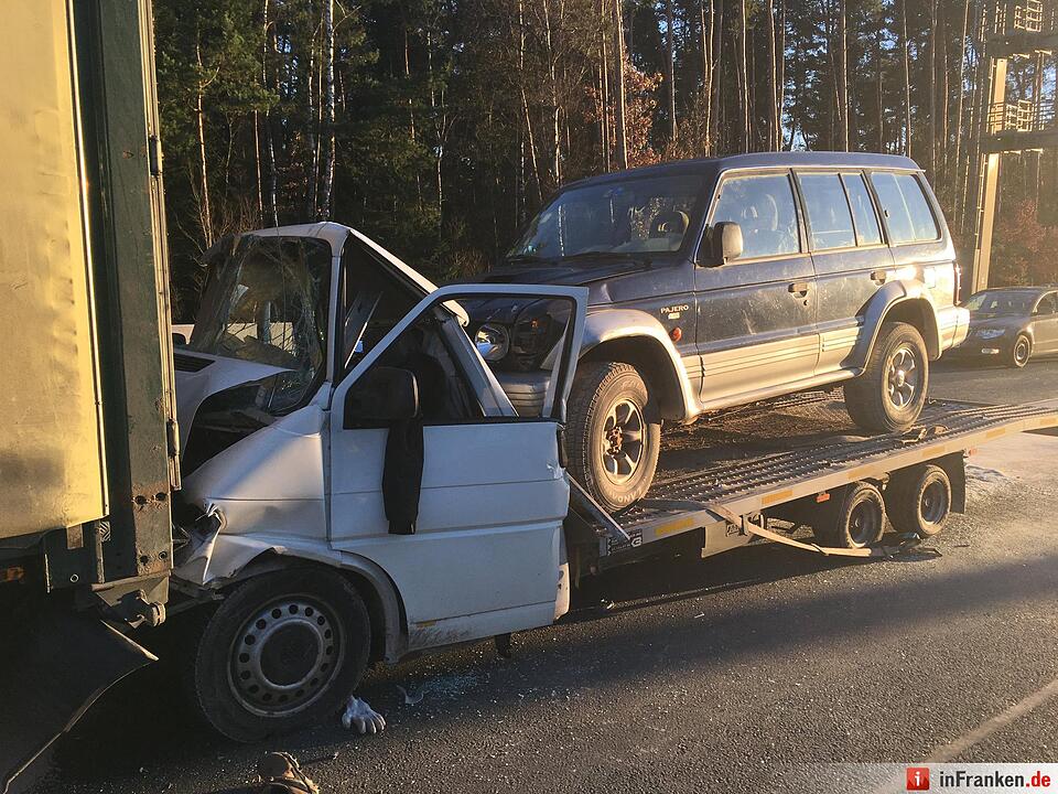 Schwerer Auffahrunfall auf der A6