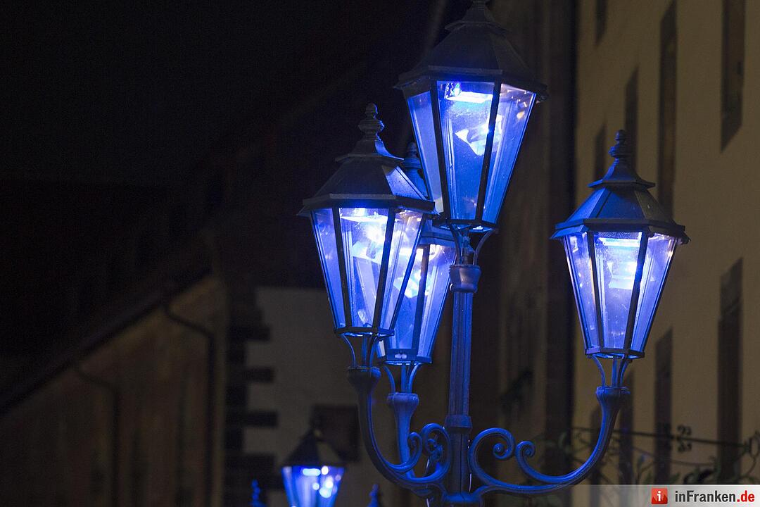 Eindrücke von der Blauen Nacht in Nürnberg