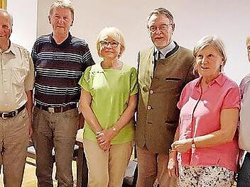 Neuwahlen gab es beim Arbeitskreis der CSU für Schule, Bildung und Sport: (v. r.) Walter Gutmann (Wildflecken, Beisitzer), Elsbeth Hainke (Beisitzerin, Gräfendorf), Vorsitzender Edmund Wilhelm (Zeitlofs), Elisabeth Wende (Stellvertreterin, Hammelb...