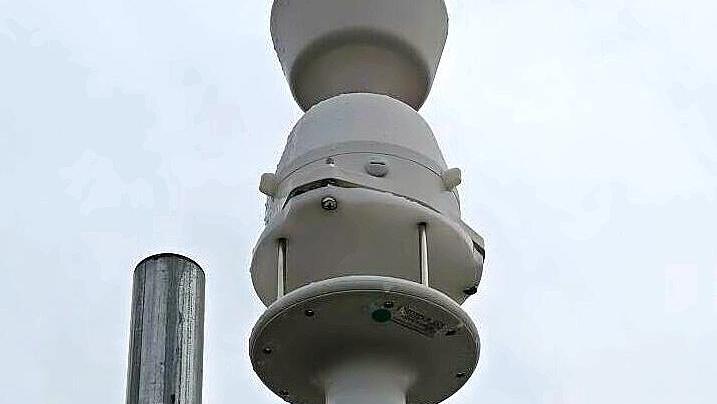 Die Wetterstation.