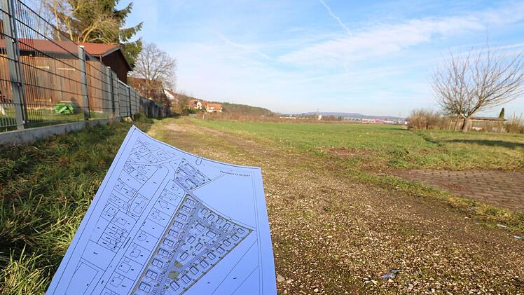 88 Wohneinheiten sind am östlichen Rand Hausens geplant. Das Bürgerbegehren wurde nun vom Gemeinderat zugelassen. Foto: Ronald Heck/Archiv