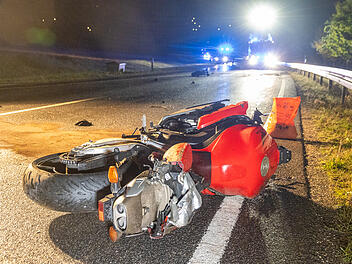 Motorradunfall bei Stegaurach