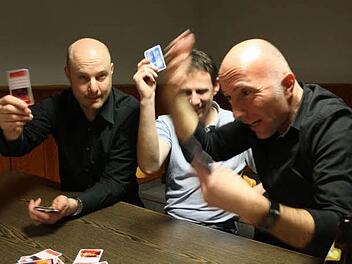 Daniel Pohl, Thomas Krapp und Markus Weber sorgen dafür, dass nun auch Bamberger bei ihrer fränkischen Kneipen-Quartett-Offensive mit von der Partie sind. Fotos: Daniel Pohl