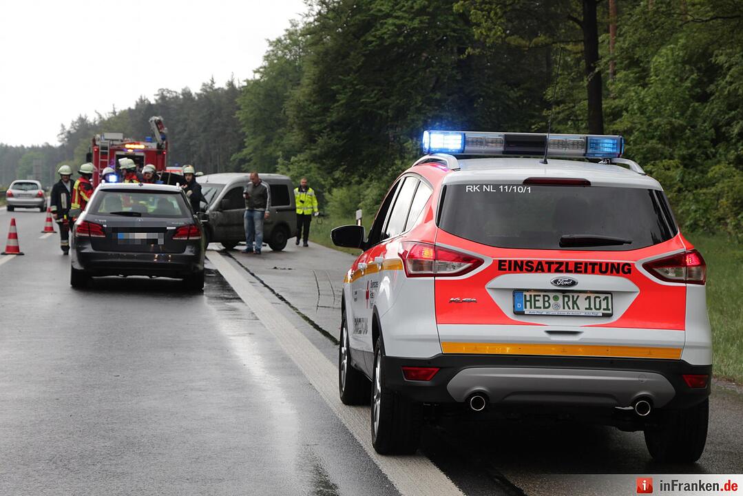 Zwei Unfälle mit sechs beteiligten Autos auf der A3