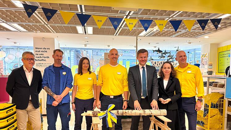 Eröffnung des Ikea-Pop-up-Stores im ehemaligen Kaufhof am Donner
