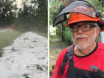 Unwetter w&uuml;tet &uuml;ber Erlangen und N&uuml;rnberg: Hagel und Stra&szlig;enblockaden