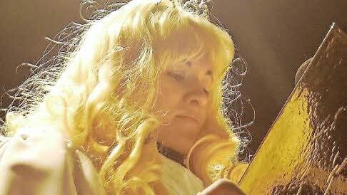 Christkind Corinna Rädlein verkündete die frohe Botschaft.