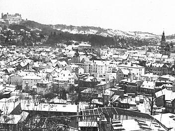 Coburg i Winter 1973Foto: CT-Archiv/Norbert Klüglein