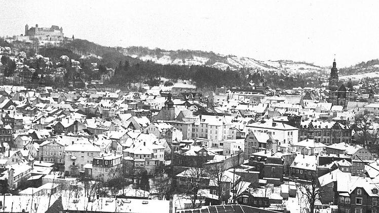 Coburg i Winter 1973Foto: CT-Archiv/Norbert Klüglein