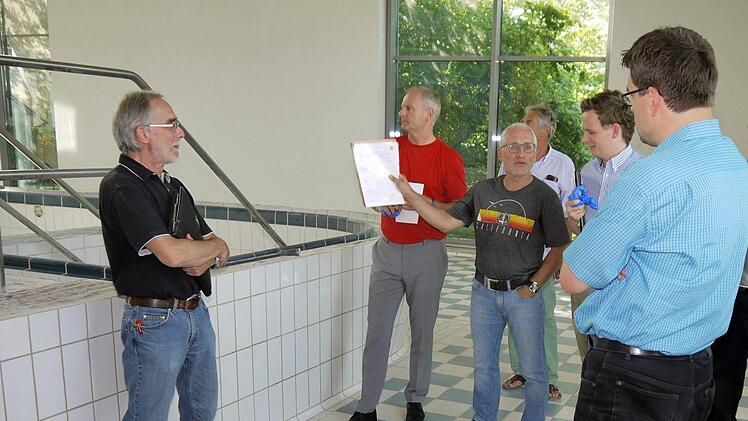 Derzeit noch eine Baustelle: der künftige Ruhebereich für Saunagäste der "Therme Natur" in Bad Rodach. Foto: Berthold Köhler