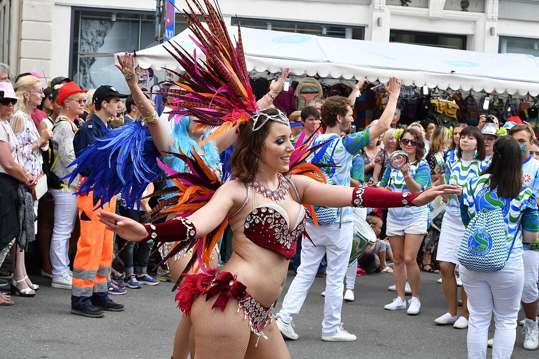 Umzug beim Samba-Festival in Coburg