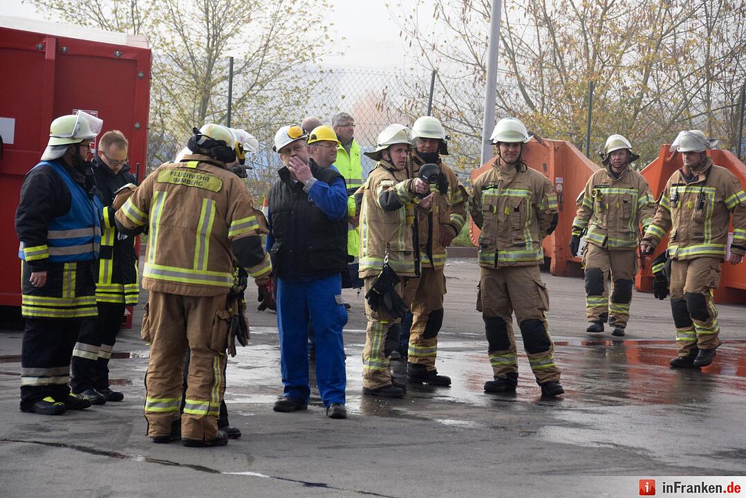Brand in Müllheizkraftwerk
