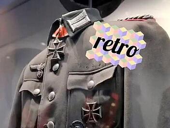 Hakenkreuzskandal bei der Bundeswehr: In einer Instagram-Story wurde eine Wehrmachtsuniform mit Schild "Retro" versehen. Screenshot: inFranken.de