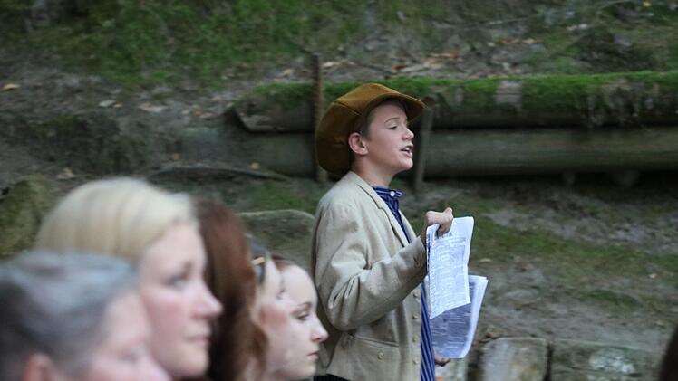 Die Bayerische Rundschau hatte ihre Leser zu "Dr. Jekyll und Mr. Hyde" an die Naturbühne Trebgast eingeladen. Foto: Jürgen Gärtner