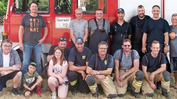 Nach der &Uuml;berpr&uuml;fung des L&ouml;schwasserbeh&auml;lters Foto: privat