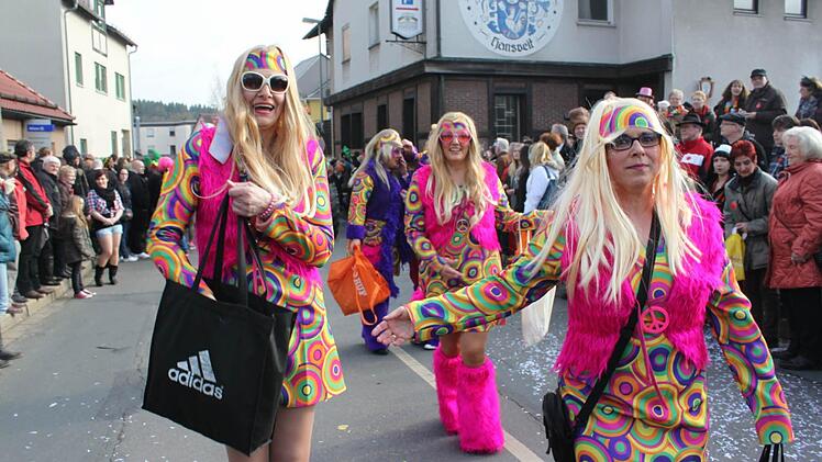Flower Power verströmte diese Gruppe