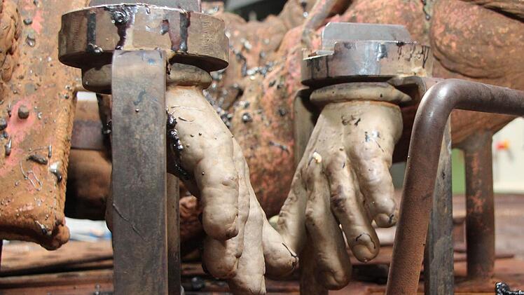 Die, werden in extra Metallformen gegossen.