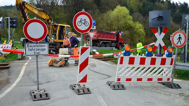 Der Umbau des Bahnübergangs Weiherweg hat für die Gemeinde Trebgast in diesem Jahr Prioriät. Foto: Archiv/Dieter Hübner