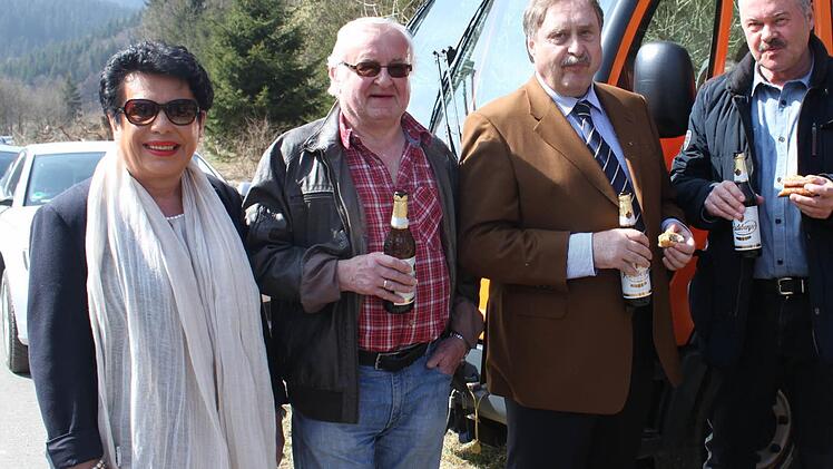 Sie freuen sich, dass wahr wird, wofür sie lange gekämpft haben (von li.): Marietta Rösler, Hubert Steiner, Bernd Hörauf und Jürgen Brandt.