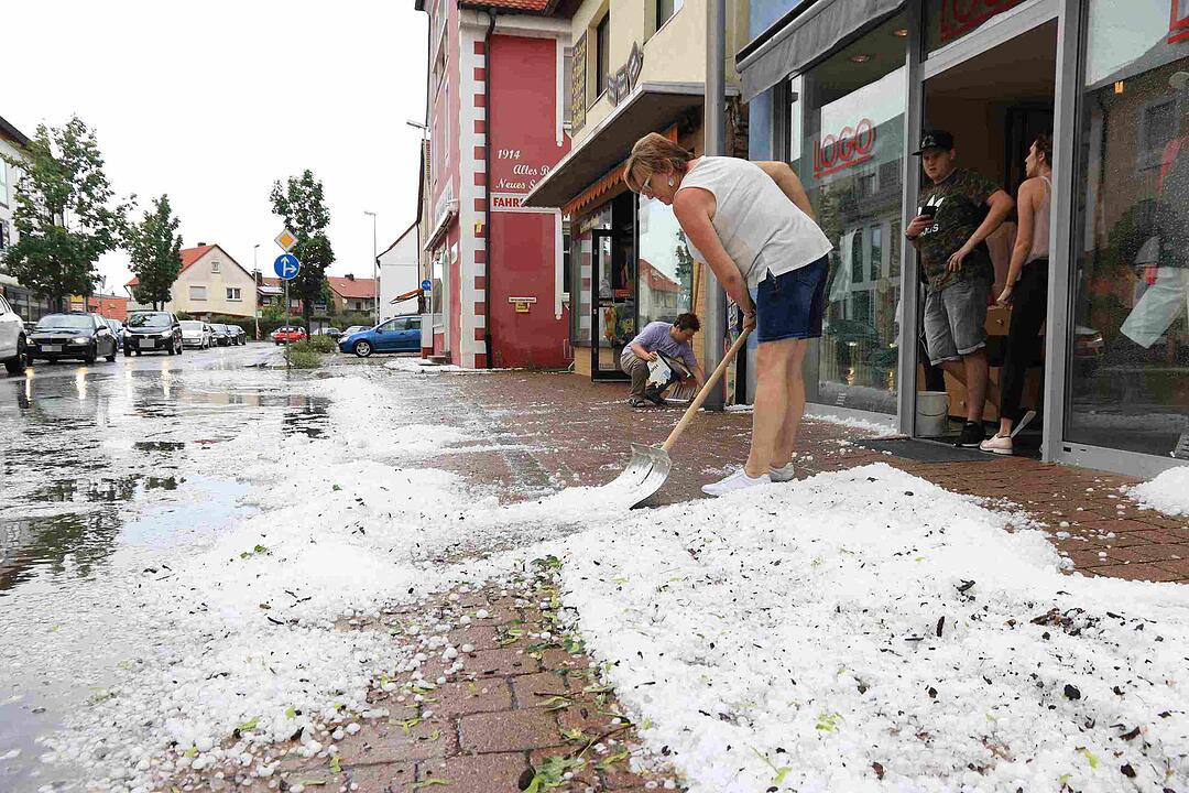 Bamberg: Unwetter hinterlassen massive Schäden