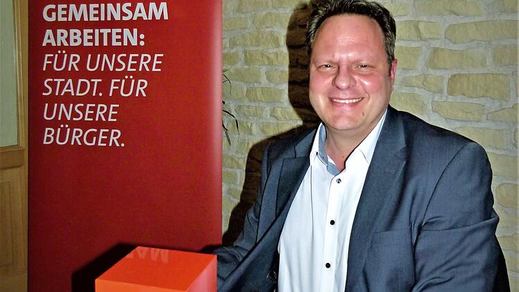 Der OB-Kandidat der SPD, Ingo Lehmann, will "ein Kulmbach mit Charakter" schaffen.  Foto: Werner Reißaus
