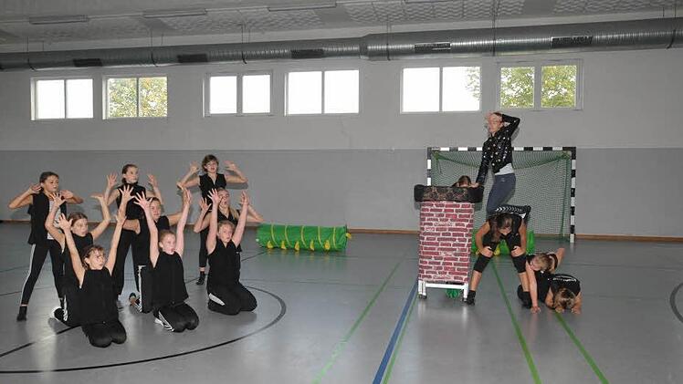 Der Garde-Nachwuchs beim Training
