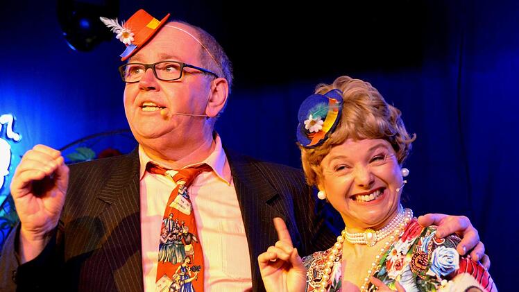 Klaus Bollwein und Birgit Schreiber alias Hermann und Mathilde.