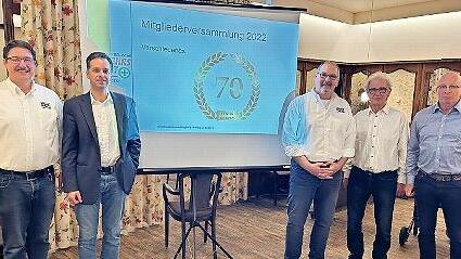 Vor 70 Jahren wurde die Kreisverkehrswacht gegründet. Auf dem Bild zu sehen sind von links Matthias Kleren, Florian Arand, Jan Freese, Heiner Wich und Achim Hein.