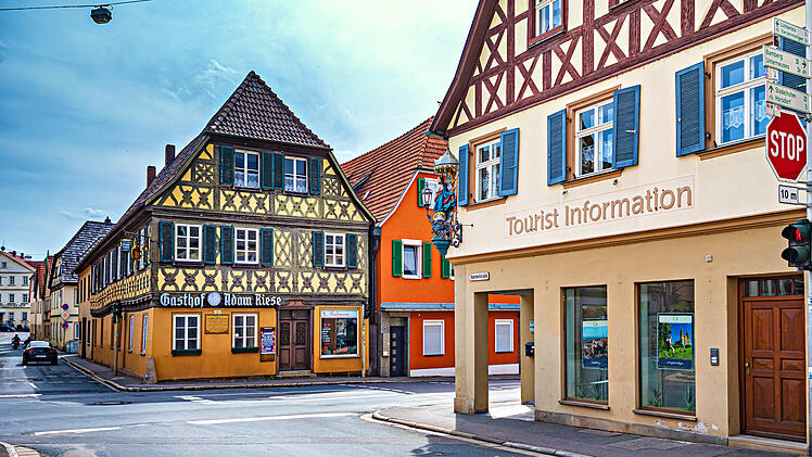 Innenstadt von Bad Staffelstein im Landkreis Lichtenfels