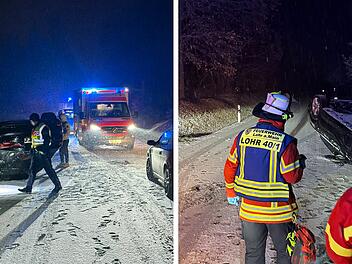 Glätte-Unfall Lohr am Main