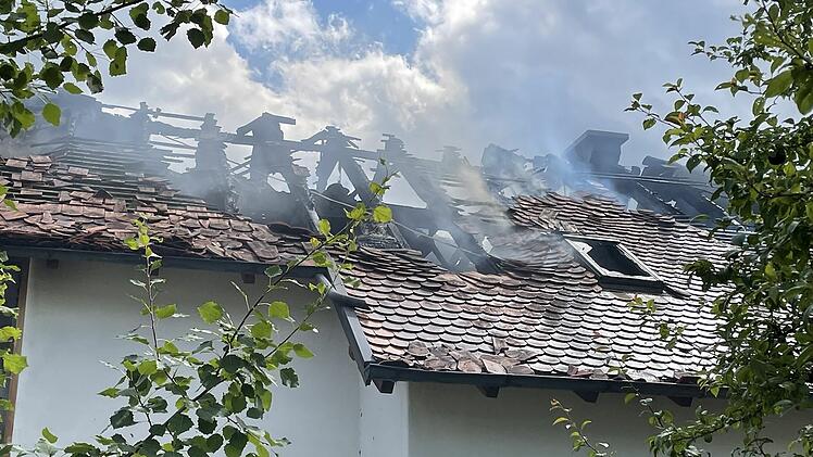Dachstuhlbrand in Röttenbach