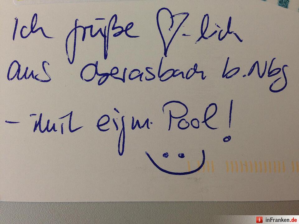 Urlaubspostkarten der inFranken.de-Leser