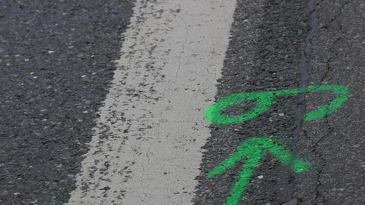 Die Stellen, ab denen abgefräst wird, sind mit Farbe markiert.