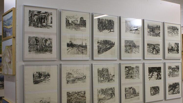 In seiner Werkstattgalerie in Untersiemau zeigt Robert Reiter eine neue Ausstellung. Die Schau unter dem Titel "Europa entdecken" wird am 6. Oktober eröffnet.FotoJochen Berger