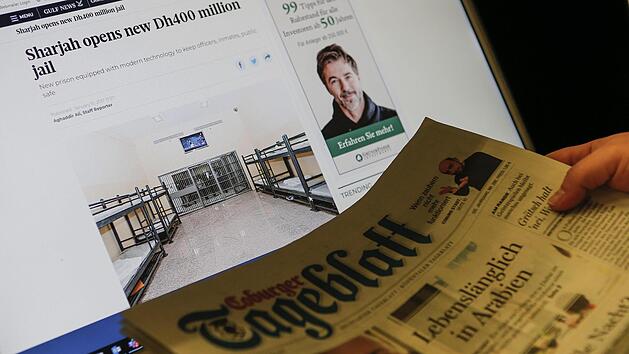 In so einer Zelle sitzt Dieter Kellouche mit 23 anderen H&auml;ftlingen.  Foto: Matthias Hoch