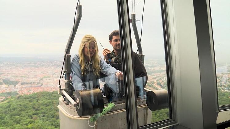 Der Adrenalinkick am Fernsehturm soll für Schmetterlinge im Bauch sorgen.