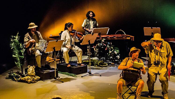 "Das musikalische Nashorn": Impressionen vom Kinderkonzert des Landestheaters in der Coburger ReithalleFoto: Jochen Berger