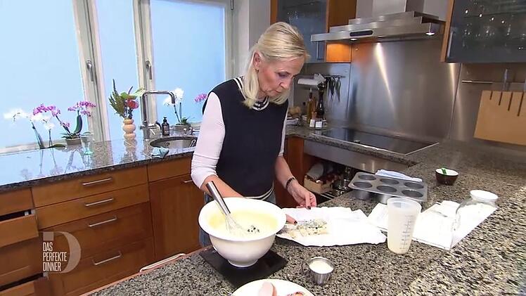 Der Gorgonzola-Cheesecake wird am Abend noch f&uuml;r Diskussionen sorgen.