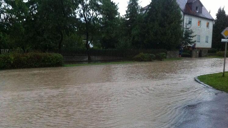 Hochwasser in Hegnabrunn Foto: Jürgen Gärtner