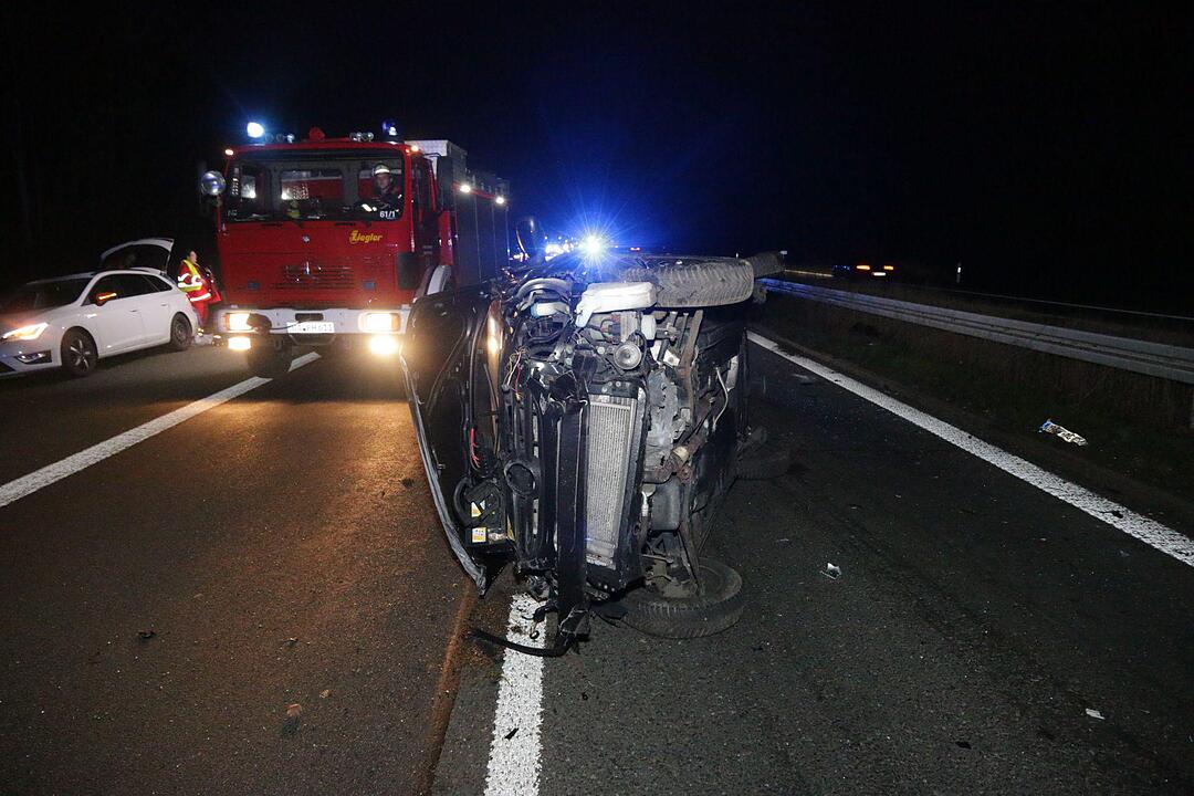 Zwei Unfälle auf A73 mit sechs Verletzten