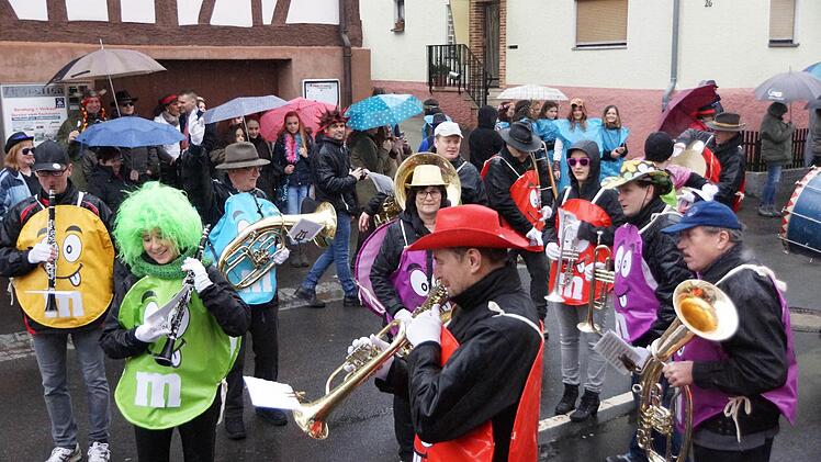 Faschingszug in Diebach. Foto: Arkadius Guzy