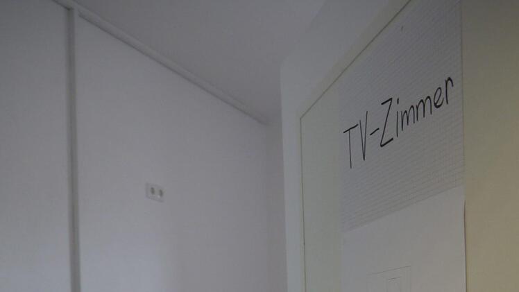 ... das TV-Zimmer untergebracht. Foto: Rebecca Vogt