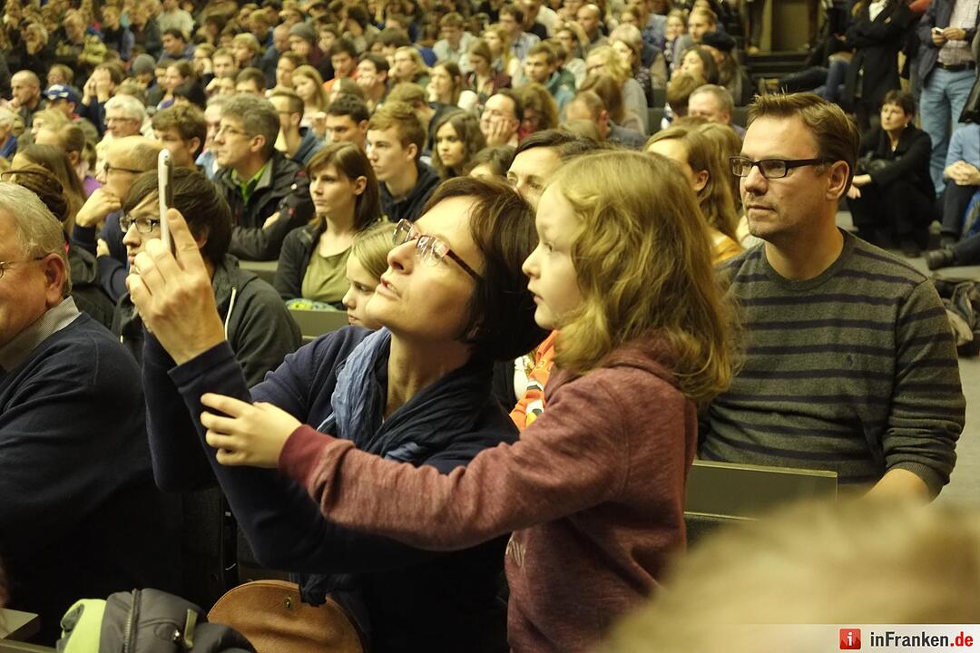Elke Weiland mit Sohn Constantin im Gerst-Publikum