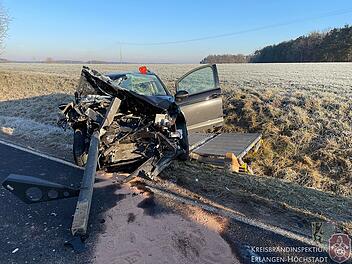 Schwerer Auffahrunfall bei Weisendorf