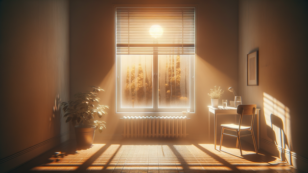 Hitzeschäden am Fenster