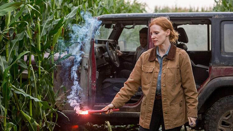 Unten auf der Erde k&auml;mpft Coopers Tochter Murphy (Jessica Chastain) ums &Uuml;berleben.